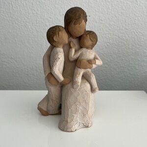 Willow Tree Mother and Children Figurine in Cream and Tan ‘quietly’